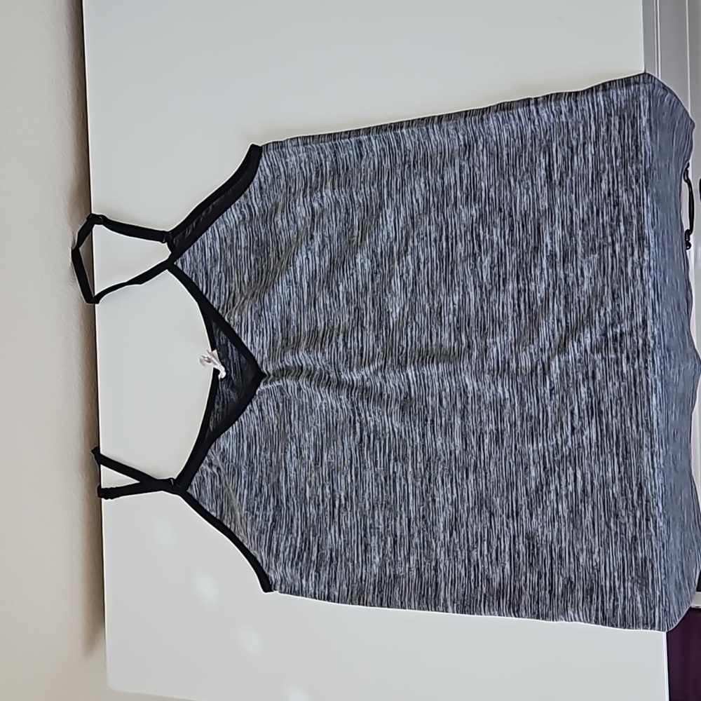 Spaghetti strap tank top.